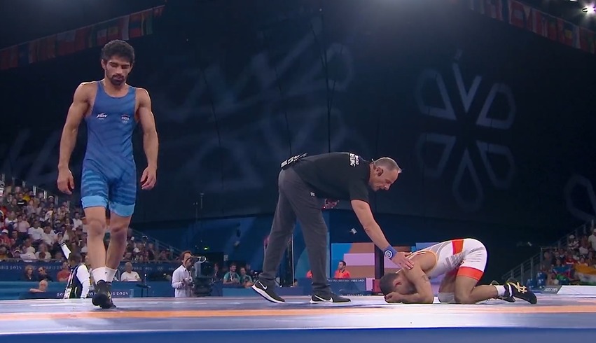 अमन सेहरावत ने 57 किग्रा वर्ग में भारत के लिए कांस्य पदक जीता