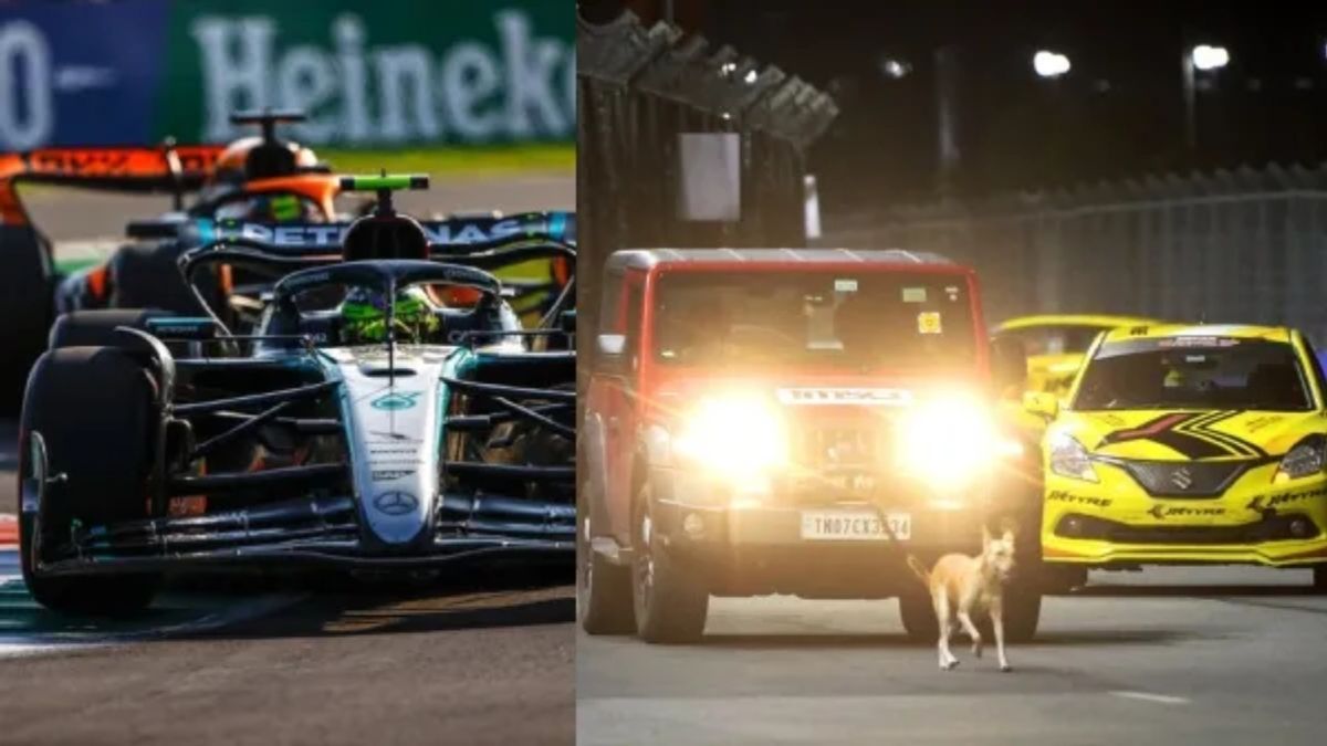 Stray Dog Interrupts Formula 4 Practice Session In Chennai 011