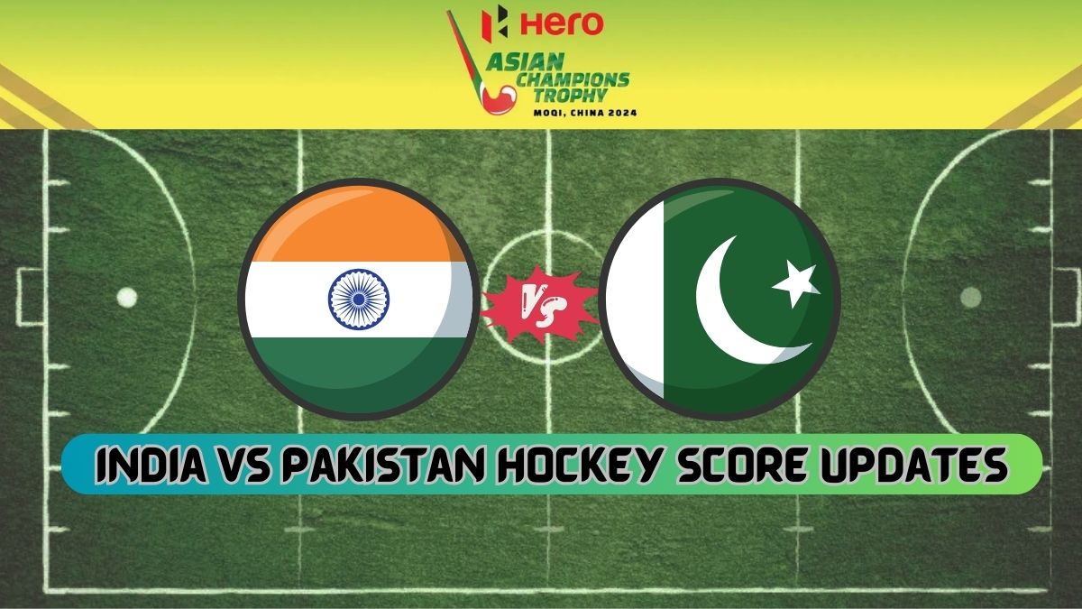 India Vs Pakistan Hockey Live Score Asian Champions Trophy 2024 Ind Vs Pak Updates