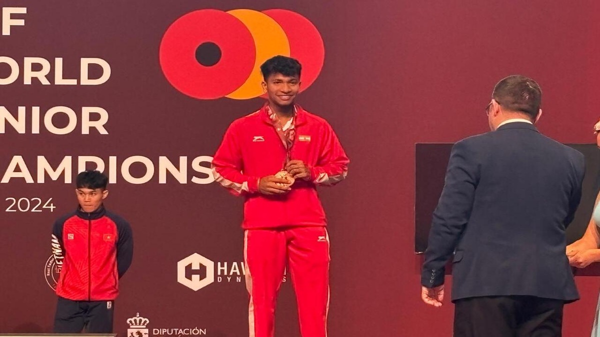 Iwf Weightlifting Loganathan Dhanush Creates History With Bronze Medal For India