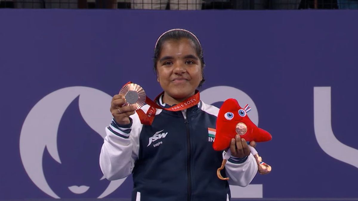 Teen Sensation Nithya Sre Sivan Wins Historic Bronze In Sh6 Badminton At Paris Paralympics 2024