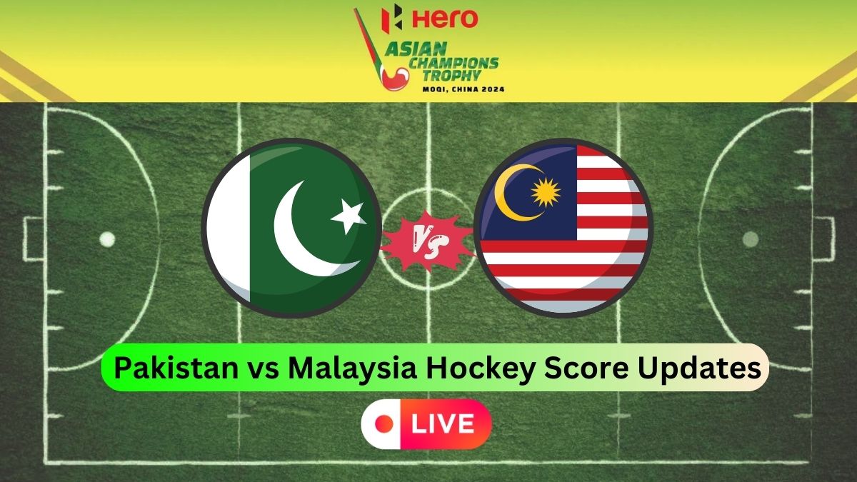 Pakistan Vs Malaysia Hockey Live Score Asian Champions Trophy 2024 Pak Vs Mas Live Updates