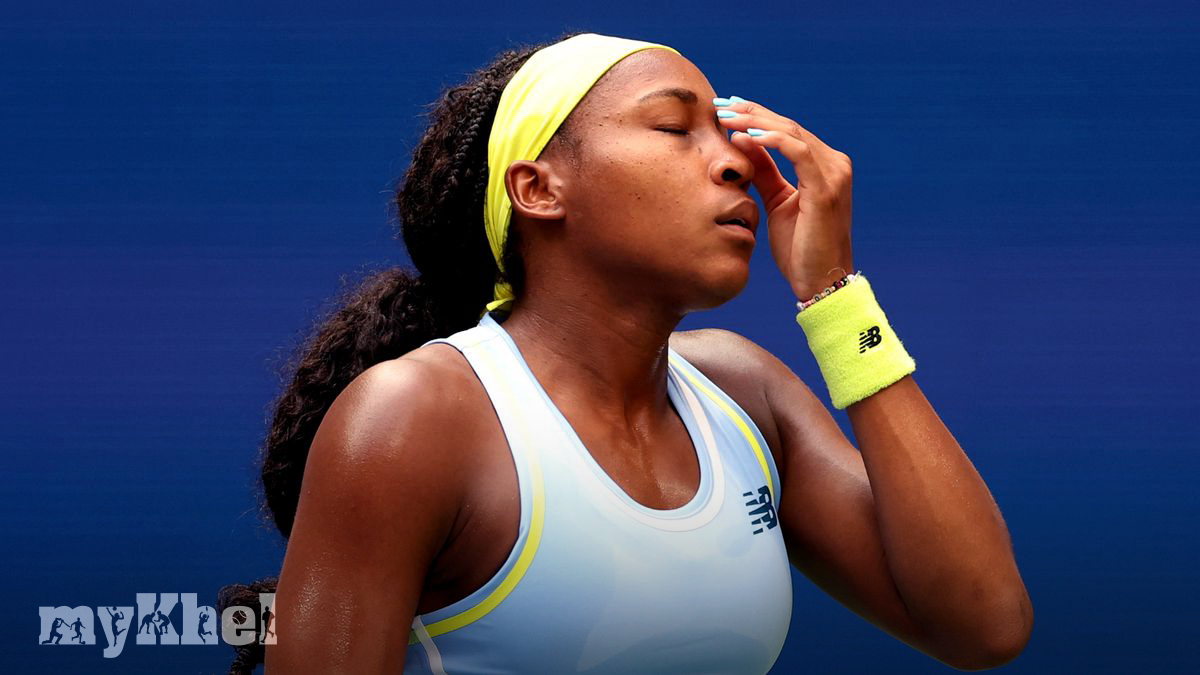 Gauff Exits Us Open After Serving Woes 011