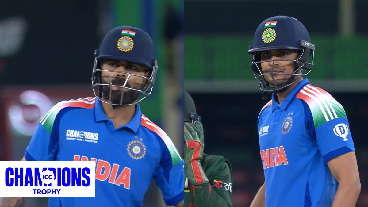 चैंपियंस ट्रॉफी 2025 अपडेट: भारत का स्कोर 100!