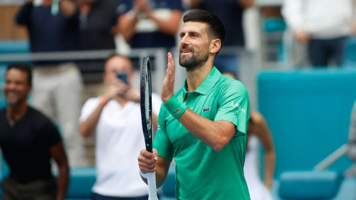 Novak Djokovic Within Reach Of 100th Atp Tour Title After Sealing Place In Miami Open Final