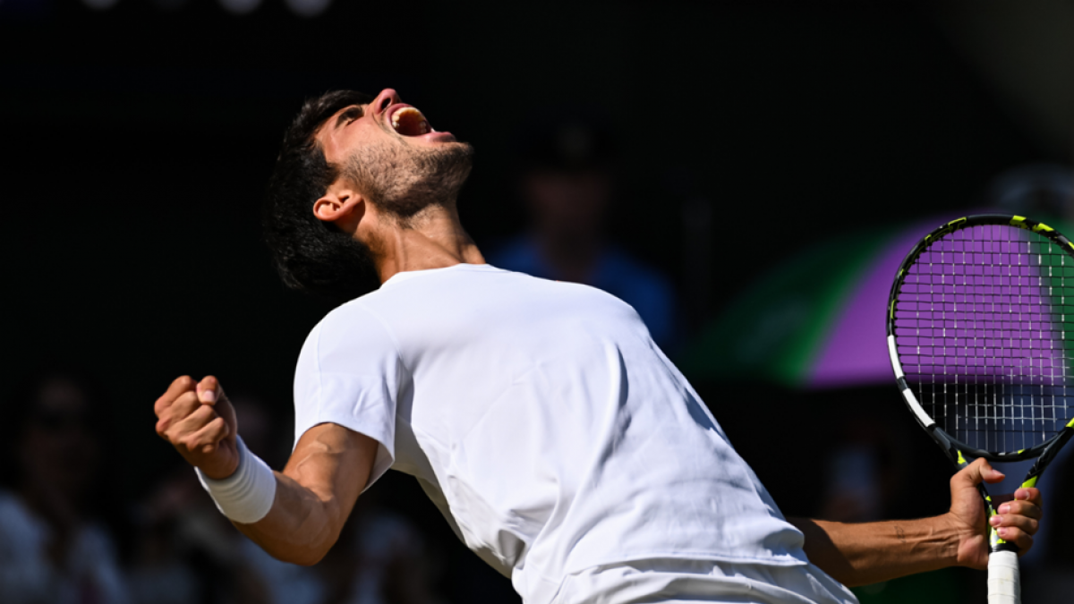 Wimbledon Alcaraz Battles Past Fritz To Keep Hat Trick Hopes On Track