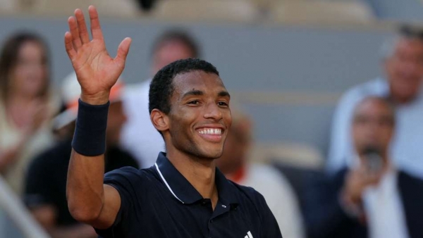 French Open Felix Auger Aliassime Into Quarter Finals After Win Over Alejandro Tabilo