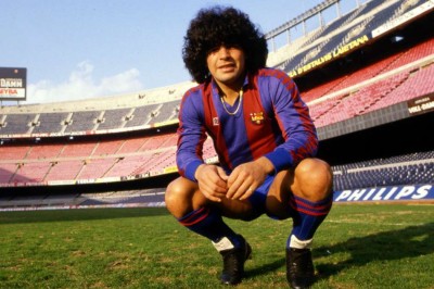 15+ Maradona Last Game Barcelona PNG