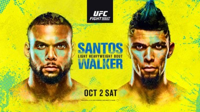 Watch UFC Fight Night: Santos vs. Walker 10/2/21 Watch UFC Fight Night: Santos vs. Walker 10/2/21