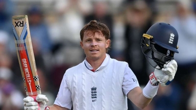 Three England centuries on day one