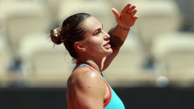 Sabalenka storms on