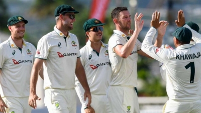 Australia beat Windies by 159 runs