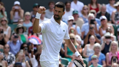Wimbledon: Djokovic downs Evans