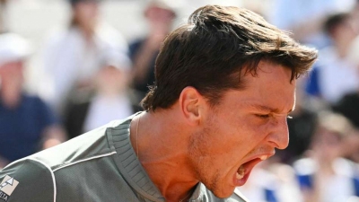Zverev stunned by Darderi fightback