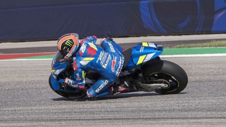 Rins wins after Marquez crash
