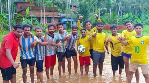 Argentina Fans Beat Brazil Fans By 2 -1 In The Mud Football Match Images